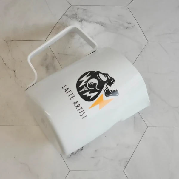 WPM #06 Round Spout Pitcher - "Latte Art With Soul" - BeanBurds Coffx White Coffee Machines and Equipment