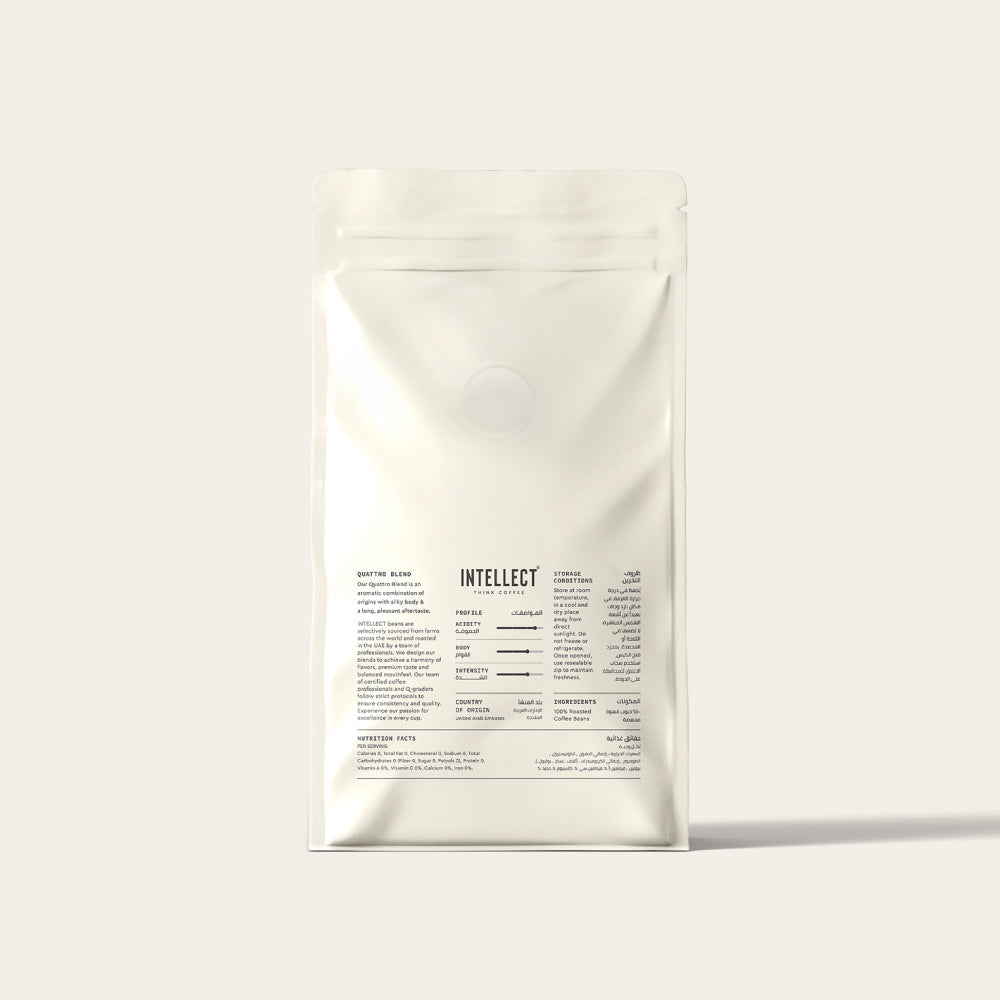 Quattro Blend by Intellect Coffee - specialty coffee - BeanBurds UAE