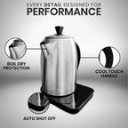 Rattleware Stainless Steel 1.7L 220V Cupping Kettle - BeanBurds Brewing Gadgets Default Title Electric Kettle