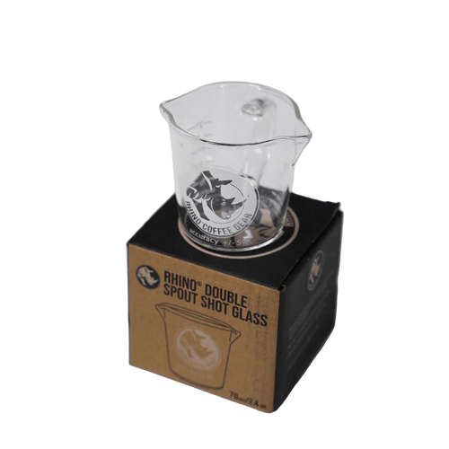 Rhino Coffee Gear 2.4oz Shot Glass with Handle - BeanBurds Brewing Gadgets Standard Server