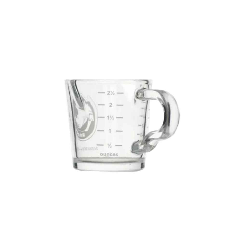 Rhino Coffee Gear 2.4oz Shot Glass with Handle - BeanBurds Brewing Gadgets Standard Server