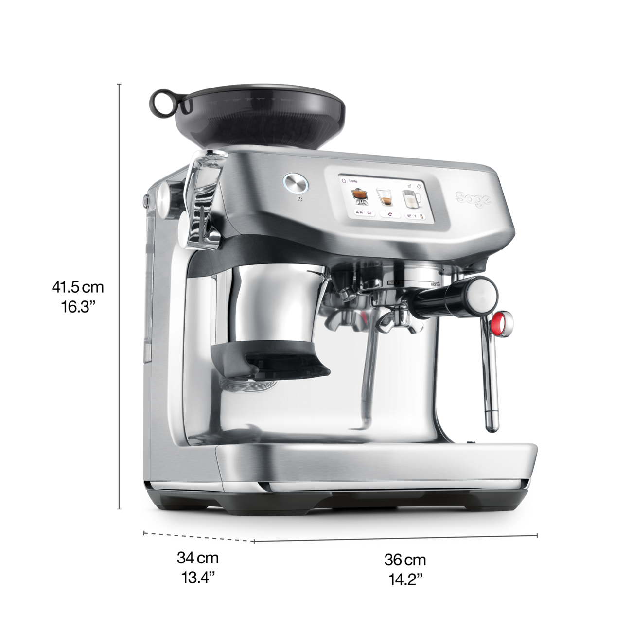 the Barista Touch™ Impress – with Cold Extraction - BeanBurds Breville Silver