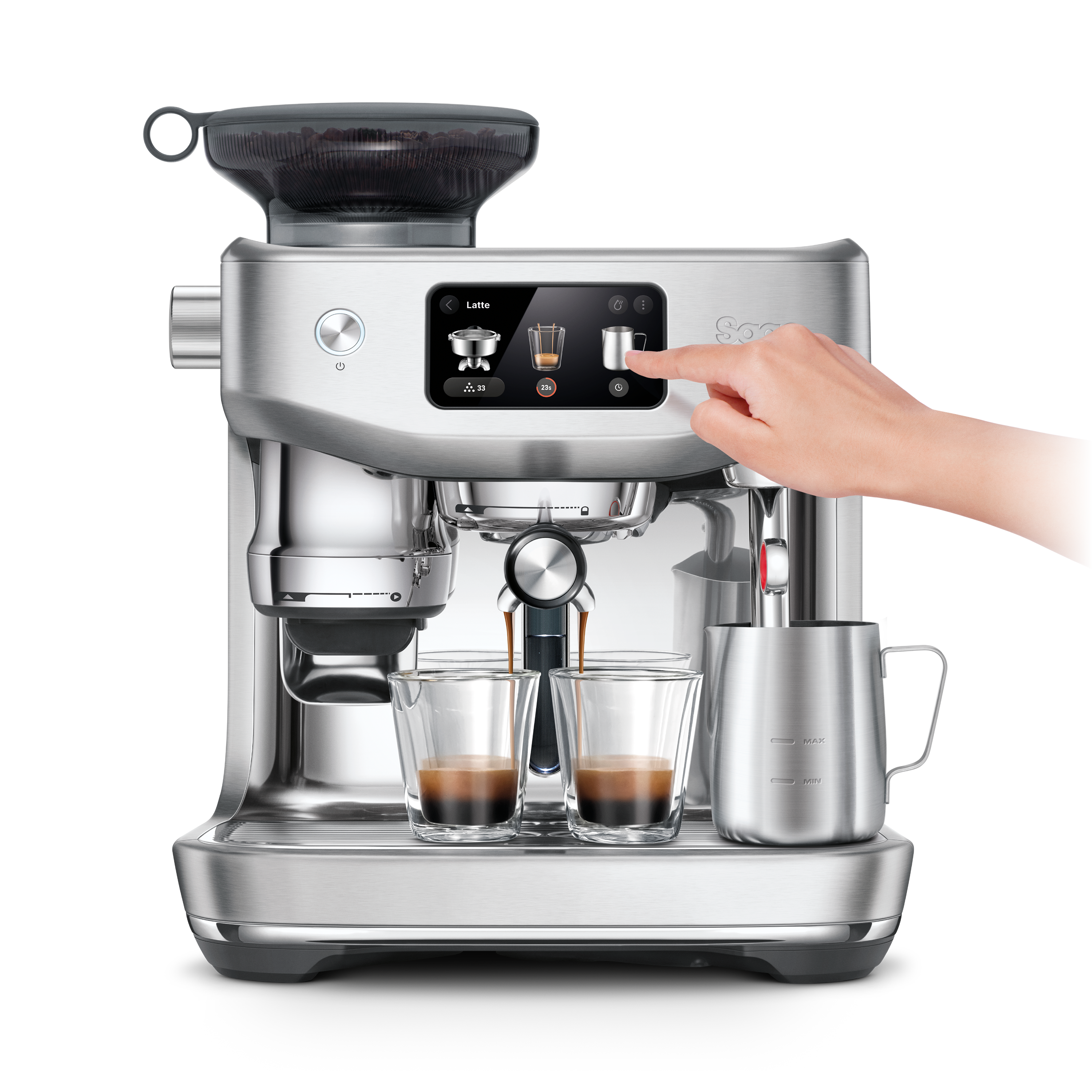 The Oracle Jet - BeanBurds Breville Brushed Stainless Steel Coffee Machine