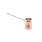 SOY Copper Cezve Turkish Coffee Pot Tin Lining – Right Handed - BeanBurds Brewing Gadgets C1 Coffee Maker