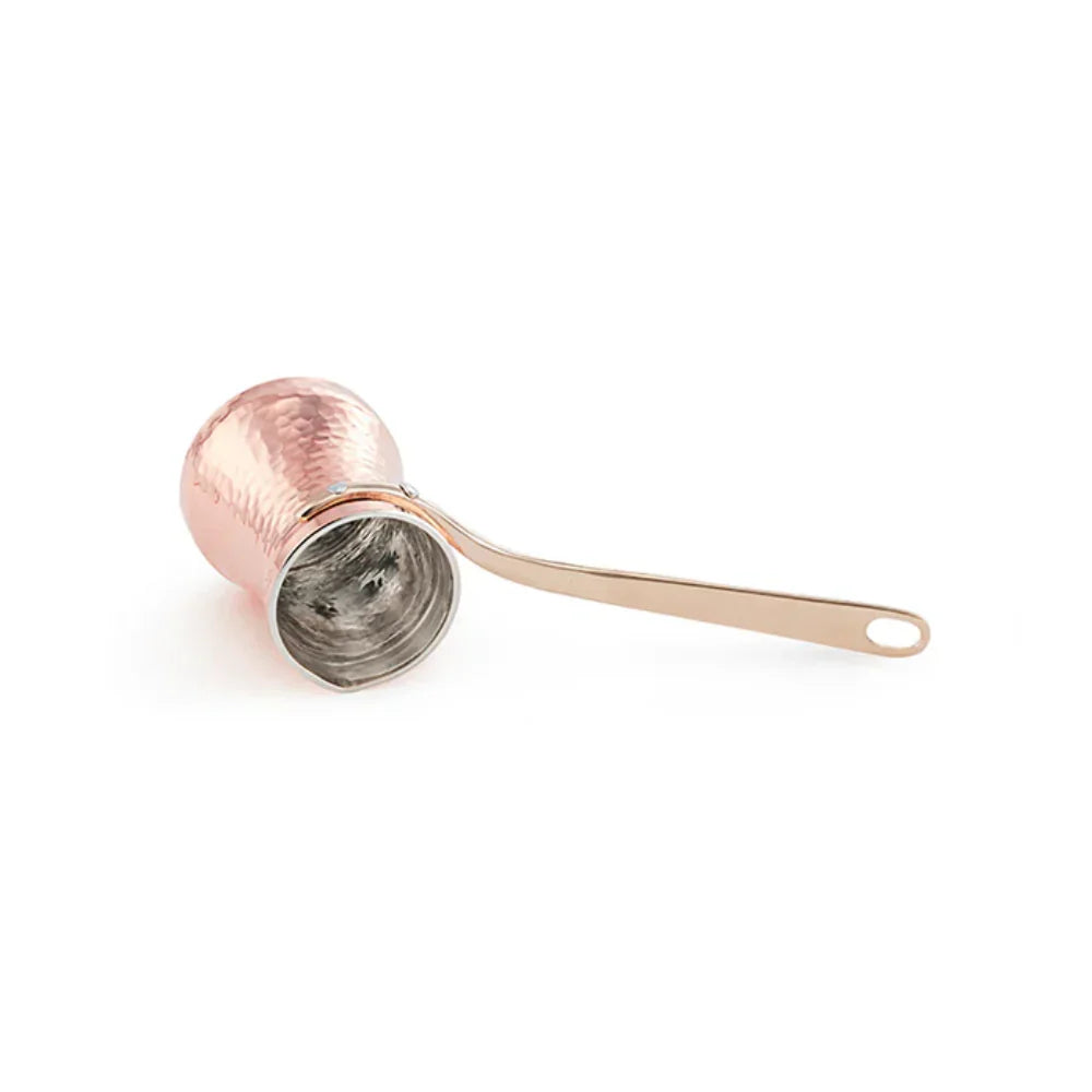 SOY Copper Cezve Turkish Coffee Pot Tin Lining – Right Handed - BeanBurds Brewing Gadgets C1 Coffee Maker