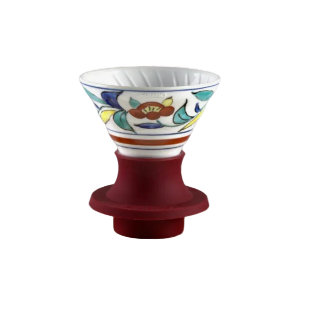 Hario Plum Motif Imari-Yaki Immersion switch dripper 02