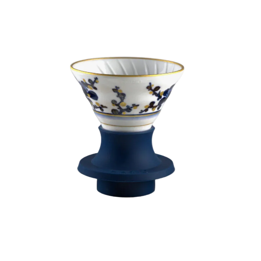 Hario Plum Motif Imari-Yaki Immersion switch dripper 02