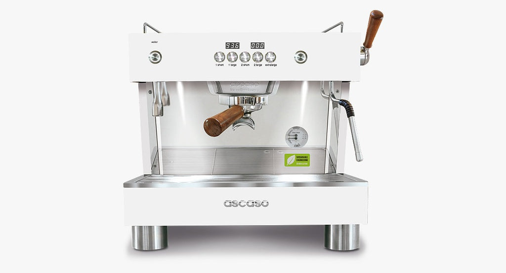 Ascaso Barista T Plus 1-3 Group - BeanBurds Spresso 1 Group / White Espresso Machine