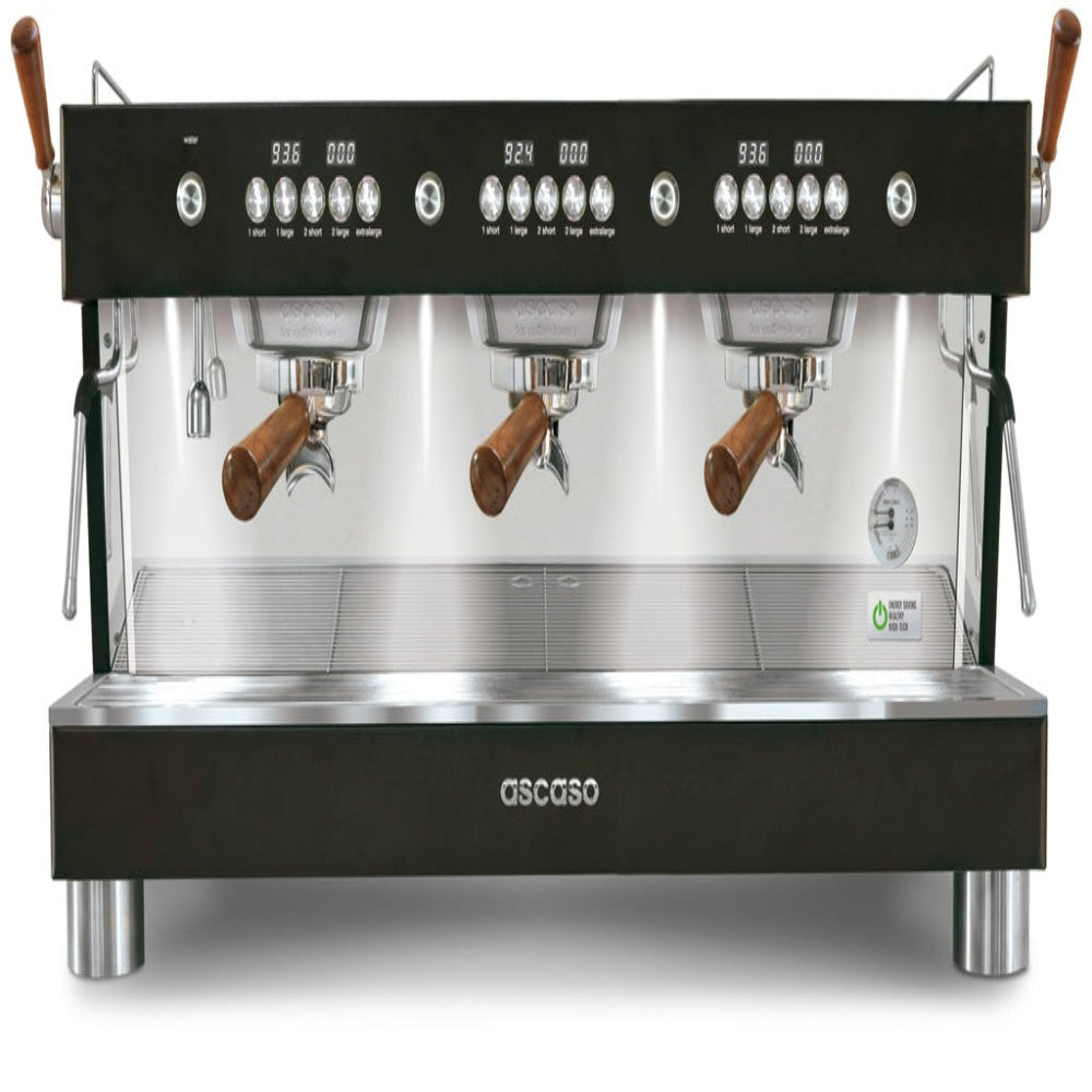 Ascaso Barista T Plus 1-3 Group - BeanBurds Spresso 3 Group / Black Espresso Machine