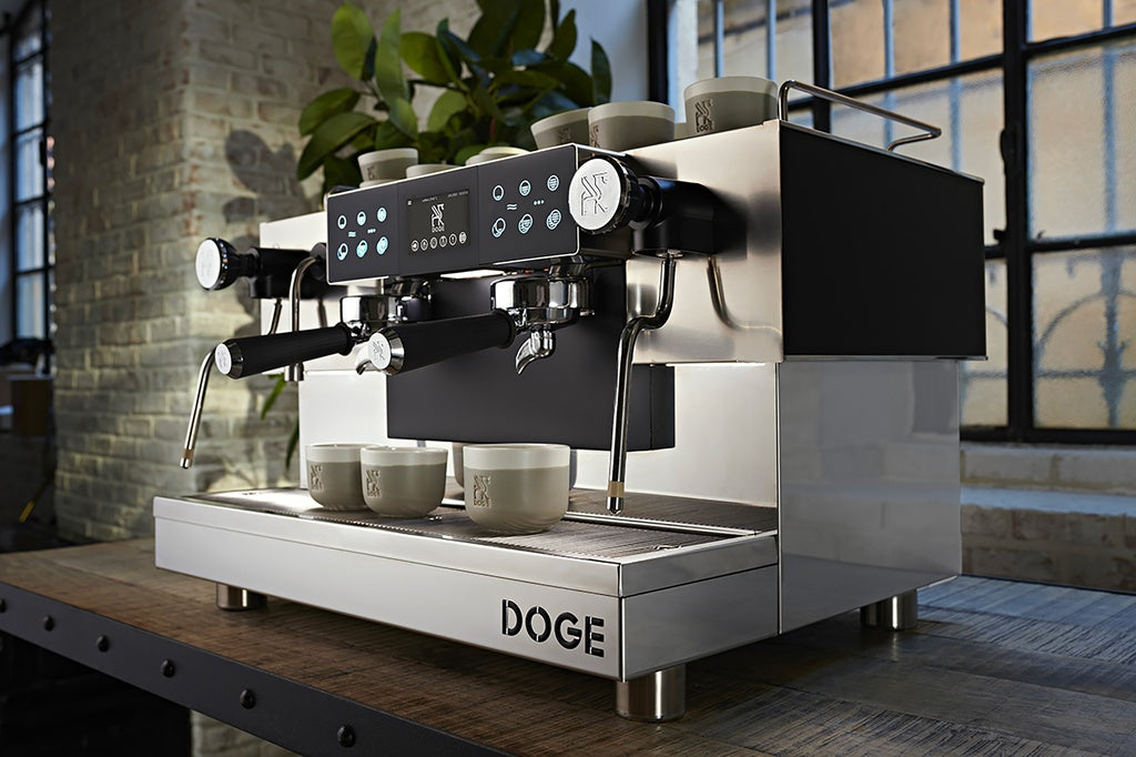 DOGE FOUR Quattro 2 Group - BeanBurds Spresso Black Espresso Machine