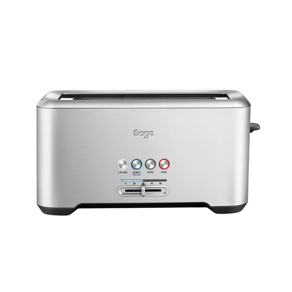 Sage the 'A Bit More'™ Toaster 4 Slice - BeanBurds BRG Group Brushed Stainless Steel Toaster