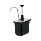 Server Products 1/9-Size Jar Pump – Stainless Steel - BeanBurds Brewing Gadgets Black Accessories