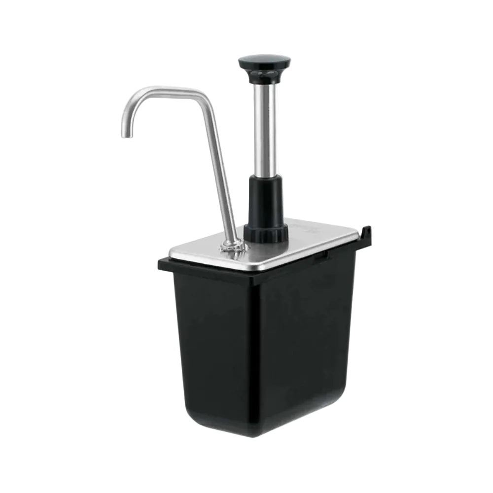 Server Products 1/9-Size Jar Pump – Stainless Steel - BeanBurds Brewing Gadgets Black Accessories