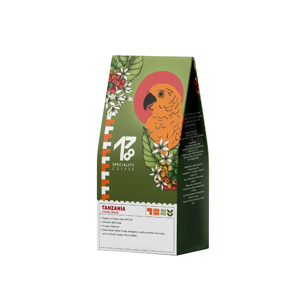 Tanzania Ilona Geisha Washed - BeanBurds 1718coffee 250g (10-12 cups) / Whole Beans Coffee Beans