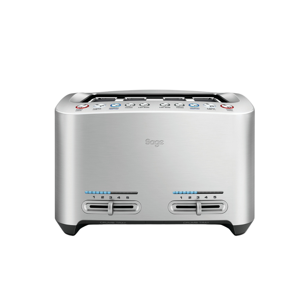 The Smart Toast™ 4-Slice Toaster - BeanBurds SA-Breville Brushed Aluminium Toaster
