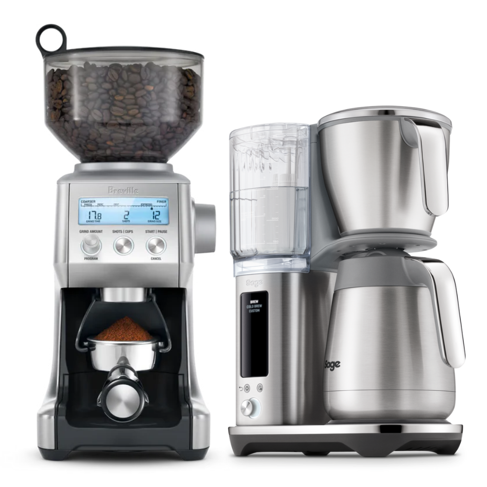 The Luxe Brewer™ Thermal & Sage the Smart Grinder Pro Bundle