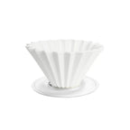 Origami Dripper M with Plastic Holder - BeanBurds Brewing Gadgets White Coffee Dripper