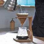 Hario V60 Olive Wood Stand Set - BeanBurds Brewing Gadgets Default Title Coffee Dripper