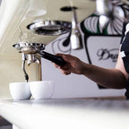 Aremde Nexus One Gravimetric - BeanBurds CMI Equipment 2 Groups / Onyx Black Espresso Machine