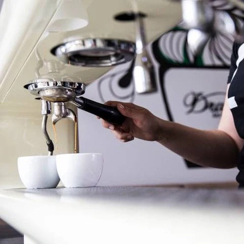 Aremde Nexus One Gravimetric - BeanBurds CMI Equipment 2 Groups / Onyx Black Espresso Machine