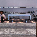 Aremde Nexus One Gravimetric - BeanBurds CMI Equipment 2 Groups / Onyx Black Espresso Machine
