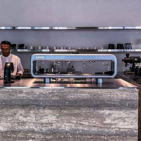 Aremde Nexus One Gravimetric - BeanBurds CMI Equipment 2 Groups / Onyx Black Espresso Machine