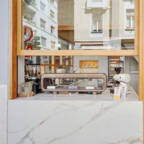 Aremde Nexus One Gravimetric - BeanBurds CMI Equipment 2 Groups / Onyx Black Espresso Machine