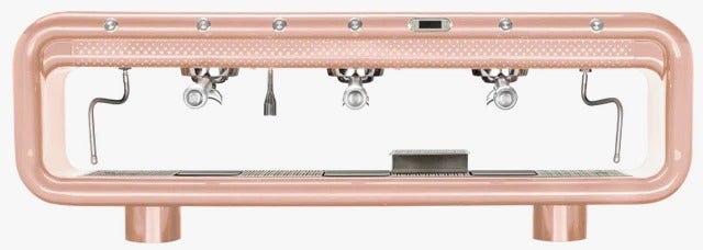 Aremde Nexus One Gravimetric - BeanBurds CMI Equipment 2 Groups / Salmon Pink Espresso Machine
