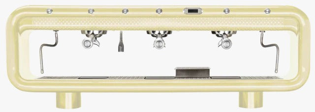 Aremde Nexus One Gravimetric - BeanBurds CMI Equipment 2 Groups / Banana Yellow Espresso Machine