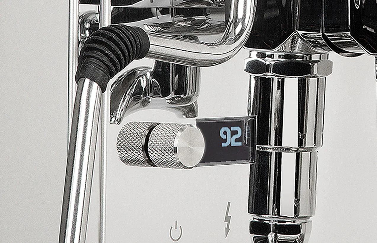 Synchronika II – Dual Boiler System with Rotary Pump - BeanBurds BonCafe Chrome Espresso Machine
