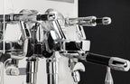 Synchronika II – Dual Boiler System with Rotary Pump - BeanBurds BonCafe Chrome Espresso Machine