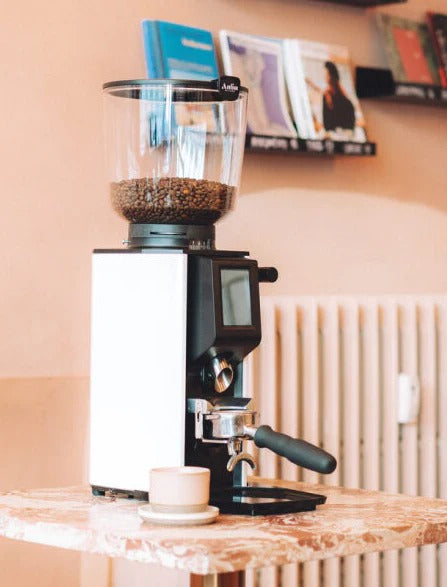 ANFIM ALBA COFFEE GRINDER - BeanBurds Al Menhaz White Coffee grinder