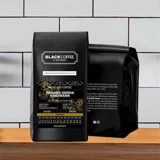 PANAMA GEISHA HARTMANN - BeanBurds Black Coffee By Cafe Younes 250g / Rakweh / Turkish Coffee Beans