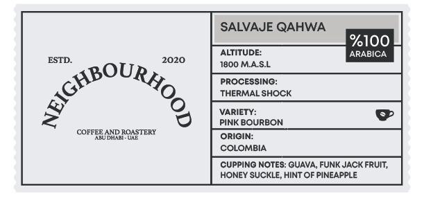 Salvaje Qahwa by Neighbourhood Roastery