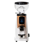Fiorenzato AllGround Sense - Grind by Weight Deep Black Matt - BeanBurds Al Menhaz White Walnut Wood Coffee grinder