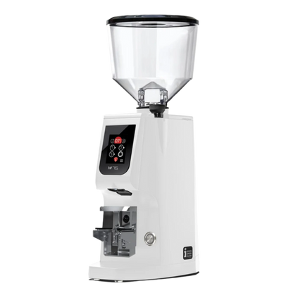 Eureka Atom W75 Coffee Grinder with Scale - BeanBurds CMI Equipment White Coffee Grinders