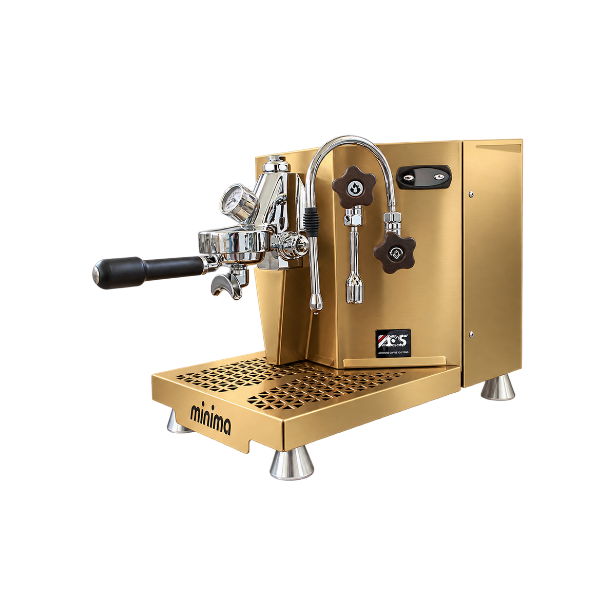 ACS Minima — Gold matched product view, transparent background