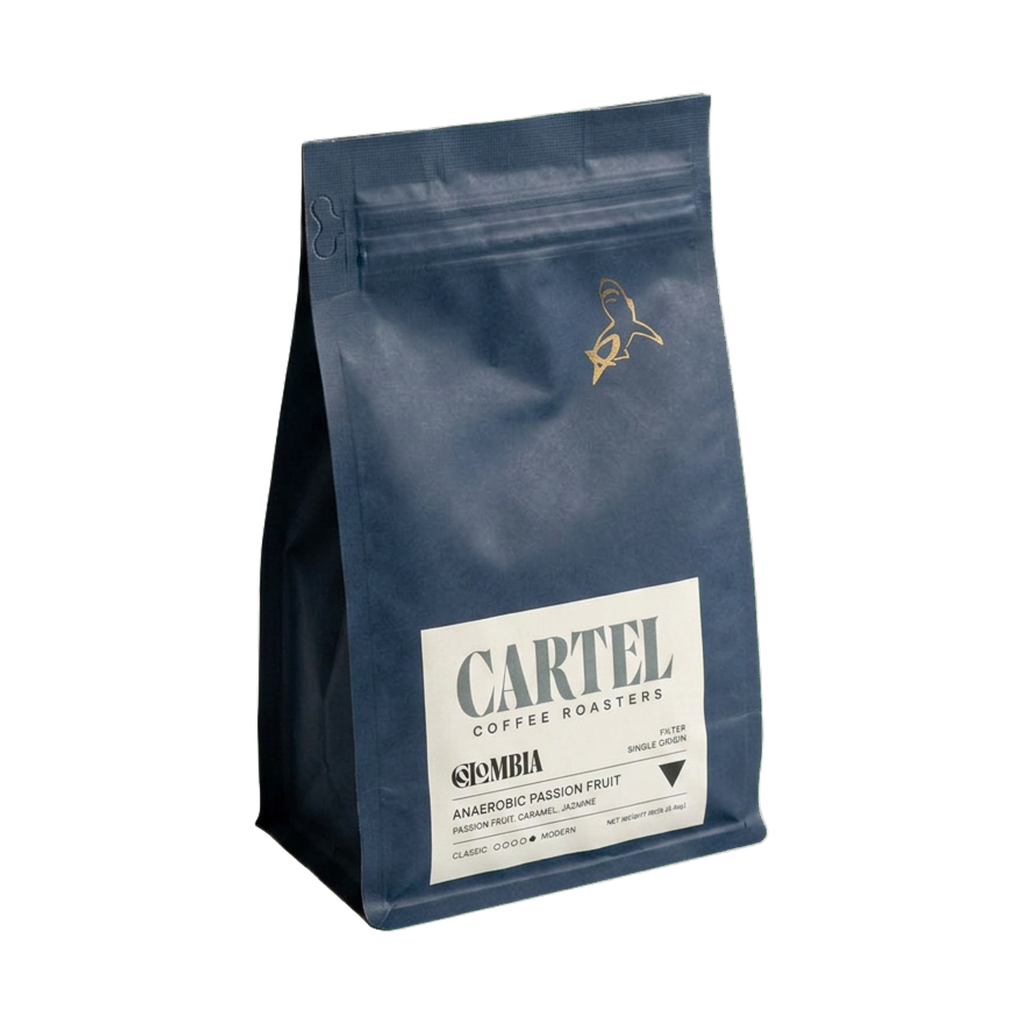 Anaerobic Passion Fruit - Colombia — upright transparent coffee hero