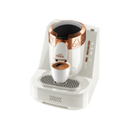 Arzum Okka Turkish Coffee Machine — White matched product view, transparent background