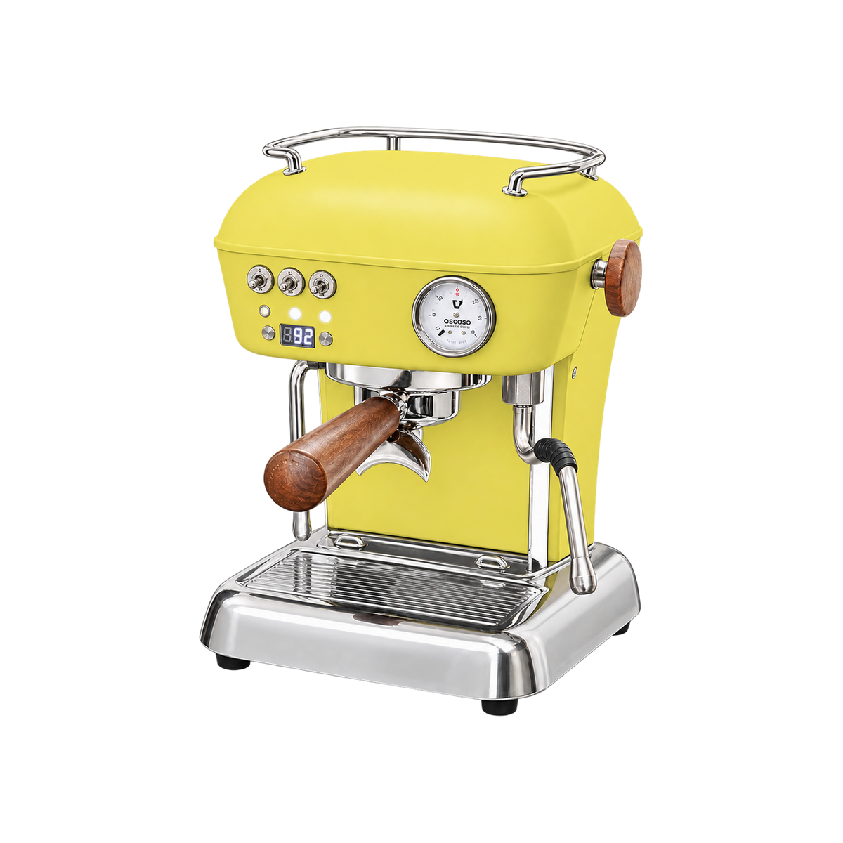 Ascaso Dream PID — Light Yellow matched product view, transparent background