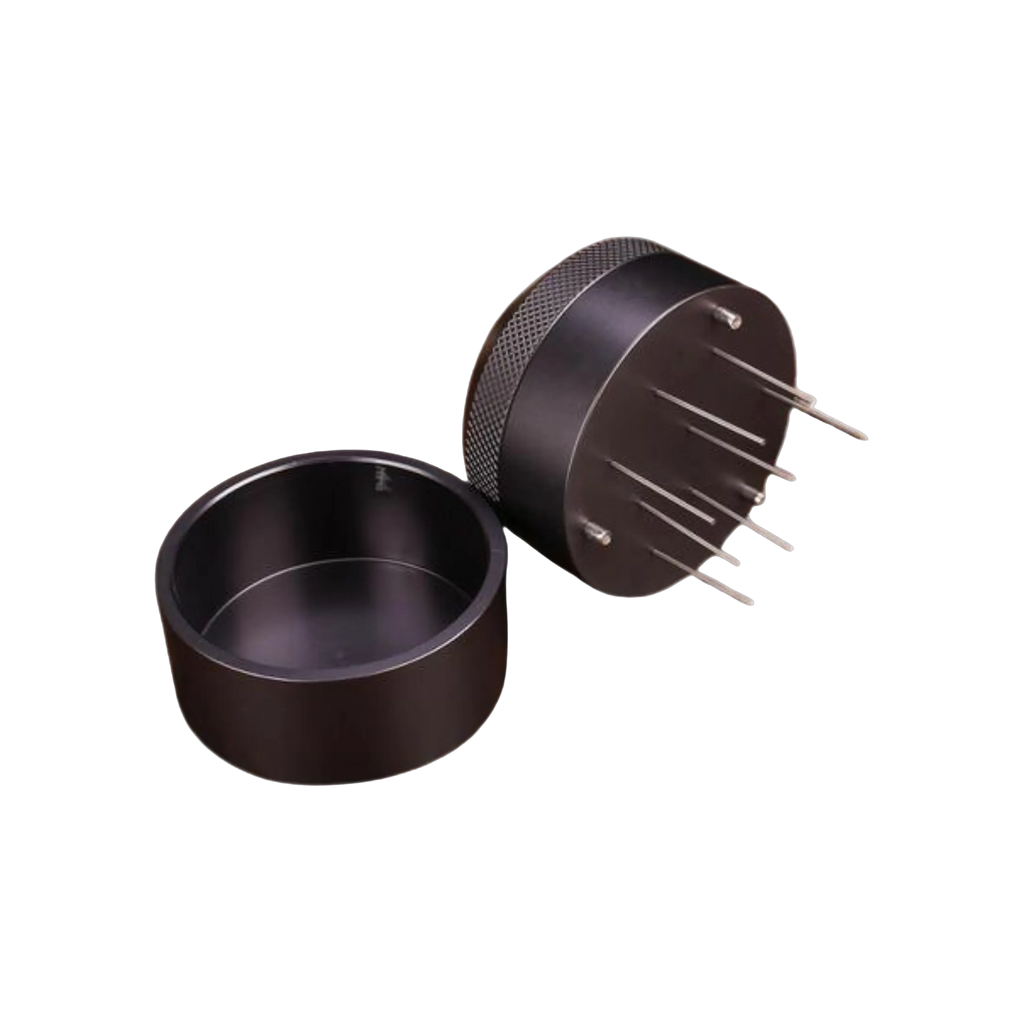Barista Space Needle Distribution Tool 53mm - Grey (Breville Sage) — square product photo with transparent padding