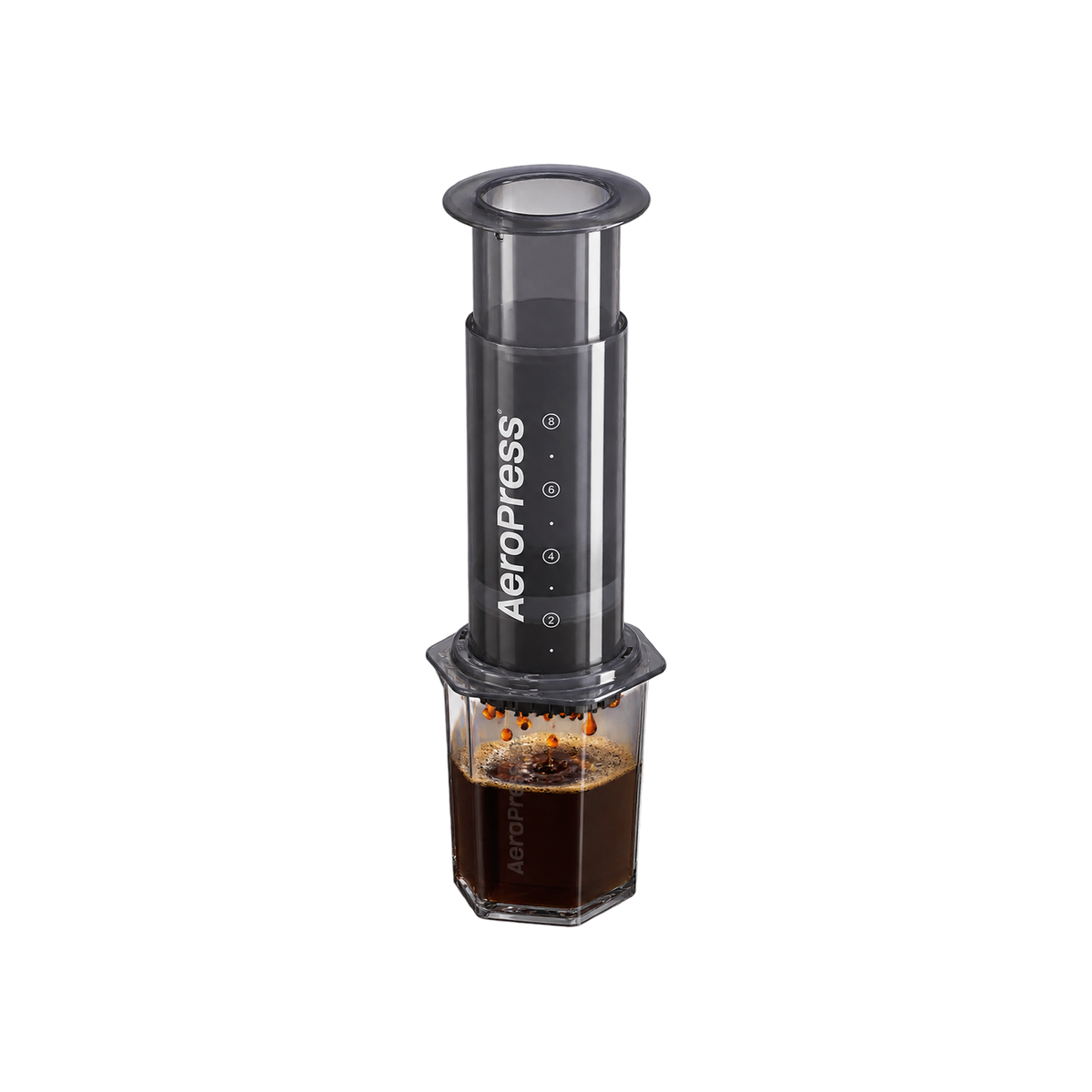 AeroPress Coffee Maker Original - XL — Plastic — elevated product view