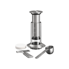 AeroPress Coffee Maker – Premium Edition — Silver — elevated product view