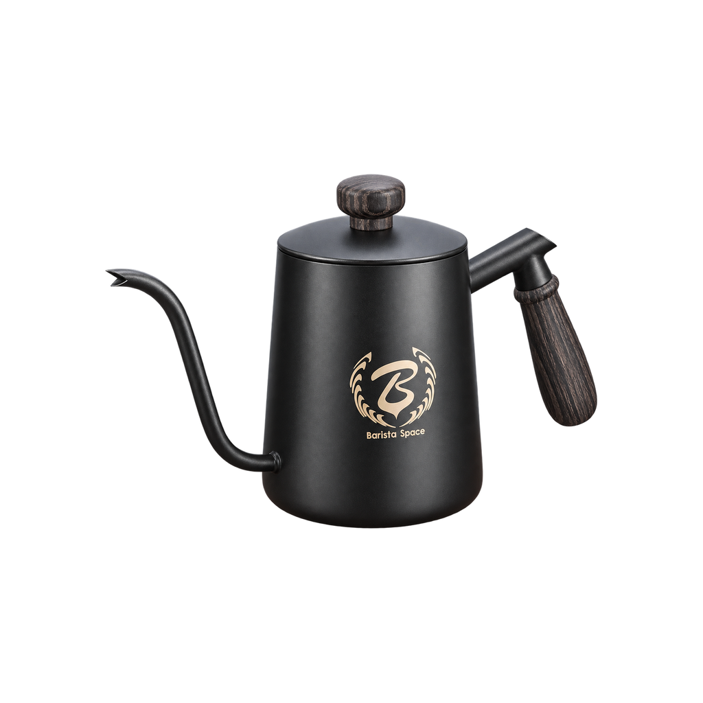 Barista Space Unique Spout Brewing Kettle 600ml — Black — elevated product view