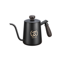Barista Space Unique Spout Brewing Kettle 600ml — Black — elevated product view