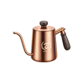 Barista Space Unique Spout Brewing Kettle 600ml — Rose Golden — elevated product view