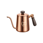 Barista Space Unique Spout Brewing Kettle 600ml — Rose Golden — elevated product view