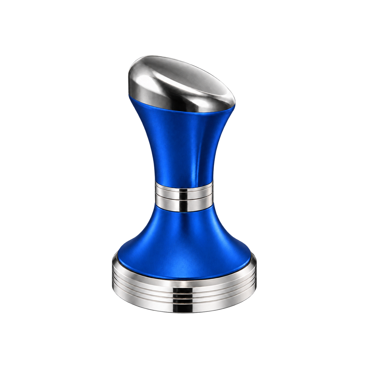 Barista Space New 58mm Smart Adjustable Handle Coffee Tamper — Blue — elevated product view