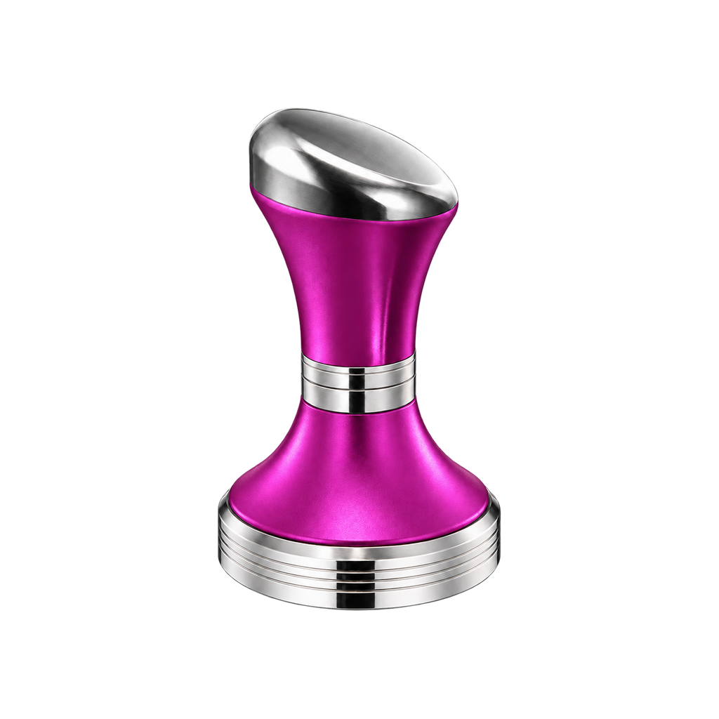 Barista Space New 58mm Smart Adjustable Handle Coffee Tamper — Pink — elevated product view