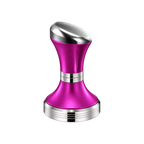 Barista Space New 58mm Smart Adjustable Handle Coffee Tamper — Pink — elevated product view